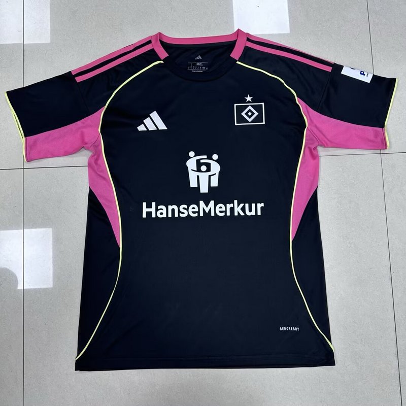 AAA Quality Hamburger SV 25/26 Third Black/Pink Soccer Jersey